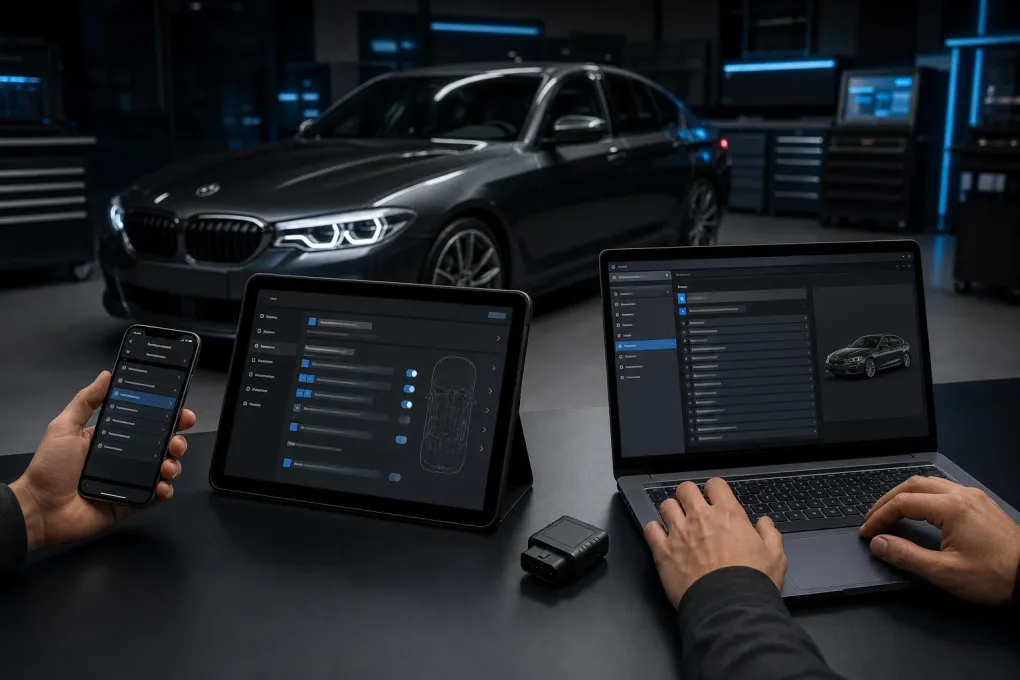 BimmerCode, Carly oder E-Sys – welche App?