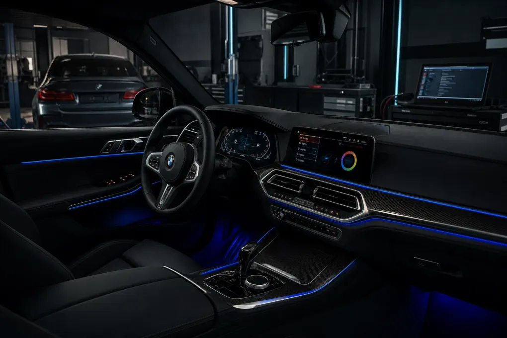 BMW Ambientelicht codieren – Farben & Zonen
