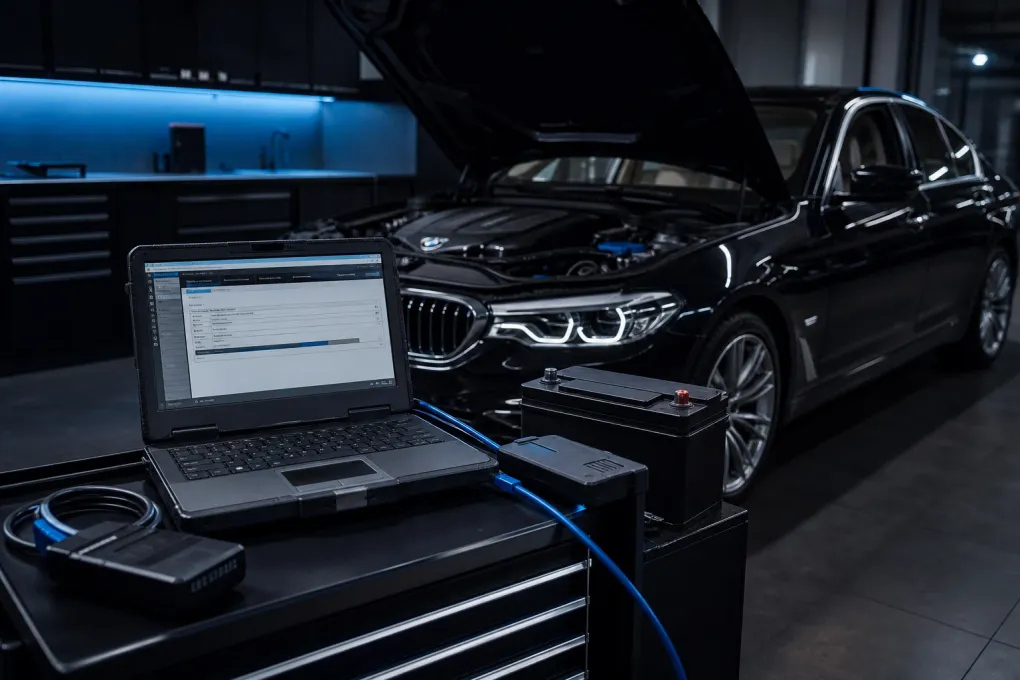 BMW Batterie wechseln & codieren – Anleitung